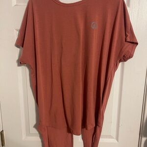 Rust Orange T-Shirt with Logo